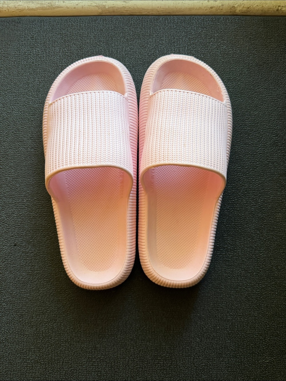 Women's Pink Slide Sandals - Cushioned Everyday Slides